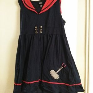 Blue Thor Sailor Dress